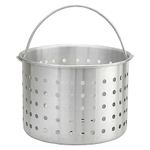 Winco Winware Professional Aluminum Steamer Basket Fits 60-Quart Stock Pot