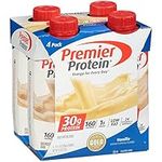 Premier Protein tcweoG 30g Protein Shake, 11 fl oz Bottle, Vanilla 4 Count (4 Pack)