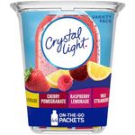 Crystal Light Drink Mix, Variety Pack, On The Go Packets, 44 Count