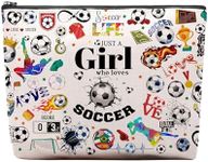 Soccer Gifts Makeup Cosmetic Bag fo