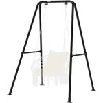 G TALECO GEAR Hammock Stand, 330 Pound Max Load, Black (Hammock Chair Stand, Outdoor/Indoor Use, Weather-Resistant Steel, 150 kg Max Weight, 123.5 cm x 143 cm x 71 cm)