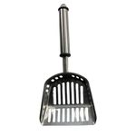 D&C PAWS Stainless Steel Cats Litter Scoop, deep Fast Sifter, Potty Scooper Litter Tray (Pack of 1Pc)