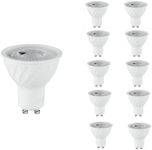 CY LED 6W MR16 GU10 LED Bulbs, 50W Halogen Bulbs Equivalent, 500lm,Warm White 3000K, 120°Beam Angle, Recessed Lighting, Track Lighting, LED Light Bulbs, Pack of 10 Units