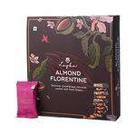 Loyka Almond Florentine Box - 12 pcs | Premium Chocolate Gift Hamper | Choco & Nut Dryfruit Delicacy | Caramalised Almonds coated with Dark Choco | Any-time snack