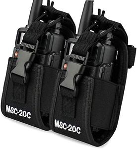 KEESIN Titolare Caso Sacchetto Multifunzionale il Telefono GPS radio due Walkie Talkie Fondina per Kenwood Baofeng Motorola Yaesu Icom due vie radio UV5R UV5RA UV82 888S 777S Ricetrasmettitore (2)