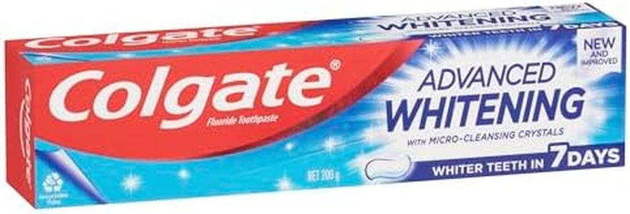 Colgate Advanced Whitening Toothpaste, 200g, With Micro-Cleansing Crystals