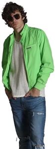 Members Only Men's Original Iconic Racer Jacket |Slim Fit| Lime Green 3XL
