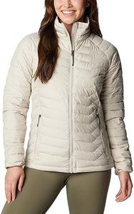 Columbia Women's Powder Lite Jacket, Puffer Jacket, Dark Stone, Size M