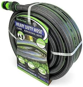 Bainbridge Garden Hose with Fittings, 18 mm Width x 20 Meter Length