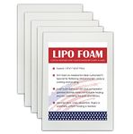 KUSMOO 5 Pack Lipo Foam Pads for Post Surgery Ab Board Liposuction Surgery Flattening Abdominal Compression Garments Lipo Foam Sheets 8" x 11"