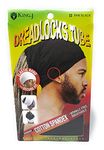 King.J Unisex Cotton Spandex Dreadlocks Tube (Black) by King J