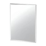 Gatco 1802 Bathroom Wall Mirror, 32"H x 24"W Modern Mirror for Living Room, Vanity, Slim Design Beveled Frameless Large Rectangle Mirror - Hangs Horizontal or Vertical with Easy Mount Safety Bracket