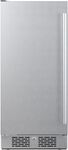 Avallon AFR152SSLH 15 Inch Wide 3.3 Cu. Ft. Compact Refrigerator with LED Lighting and Left Swing Door