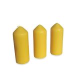 UCO 12 Hour 100% Pure Beeswax Candles for Candle Lanterns (3.5 Inch), 3-Pack