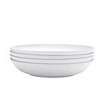 Mikasa Delray Bone China Pasta Bowl, 9-Inch, Set of 4, White -,220 milliliters