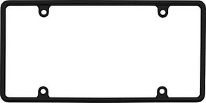 Cruiser Accessories 21350 Slim Rim License Plate Frame, Black