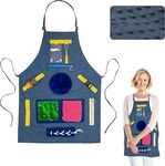 Fidget Apron for Elderly, Fidget Blanket for Dementia, Dementia Products for Elderly, Gift and Activities for Seniors with Alzheimer’s or Dementia, Sensory Fidget Toys