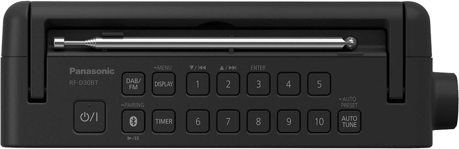 Panasonic Smart Radio – Portable FM/DAB+, Bluetooth, Black