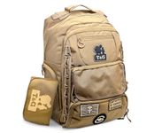 Toddlers and Gunners Daddy Diaper Bag for Men, Multifunction 3 in 1 backpack, Coyote Brown, Large, Coyote Diaper Backpack