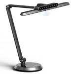 Honeywell Desk Lamp for Home Office, H9 Sunturalux™ Eye-Caring LED Desk Light, 1000LM Dimmable Desk Lamp with Timer and Auto-Sensing, Adjustable Desk Reading Light for Study, Cumputer, Architect