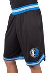 Ultra Game NBA Men's Active Knit Basketball Training Shorts Black