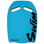 Flow Swimming Kickboard - Swim Training Foam Kick Board for Kids and Adults (One Size Fits All) (Blue)