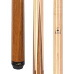 ASKA L3 No Wrap Pool Cue Stick, 58" Hard Rock Canadian Maple, 13mm Hard Tip, 5/16x18 Stainless Steel Joint (Sneaky Pete, 21-Ounce)