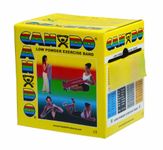 CanDo Resistance band / training band / gymnastics band - dispenser box, 45 m - yellow (very light) - alternative to dumbbells