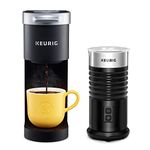 Keurig K-Mini Single Serve K-Cup Pod Coffee Maker & Keurig Milk Frother for Lattes and Cappuccinos