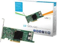 LSI SAS 9207-8i KIT 8-Port 6Gbps SATA+SAS PCI-E 3.0 HBA Kit