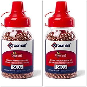 2 x 1500 Crosman Copperhead Airgun BB’s 4.5mm