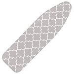 Memeaty Ironing Board Cover and Pad 15x54 Inch Standard Ironing Board Cover (Medallion Grey)