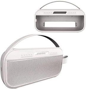 Silicone Cover Case for Bose SoundLink Flex Bluetooth Portable Speaker, Protective Skin Sleeve for Bose SoundLink Flex Speaker Accessories (Only Silicone Case) (White Smoke)