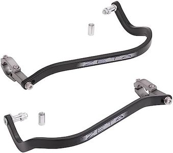 Zeta Drop Down Bend Aluminum Handguards (Pair) for 1 1/8" Handlebars Black
