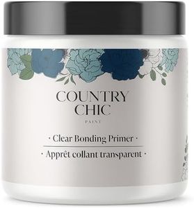 Clear Bonding Primer - Chalk Style Furniture Paint Surface Prep Clear Primer Base Coat - Adhesive Furniture & Decor Primer for Laminate, Glass, Metal, Oil-Based Paint or Stain - Quart (32 oz)