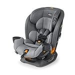Chicco OneFit™ ClearTex® Slim All-in-One Car Seat, Rear-Facing Seat for Infants 5-40 lbs., Forward-Facing Car Seat 25-65 lbs., Booster 40-100 lbs., Convertible Car Seat | Drift/Grey