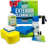 Ultimate Boat Cleaning Kit Boat Wash Soap & Foam Gun Cleaner Sponge Boat Cleaner Products & Microfiber Cloths Pontoon Boat Accessories Marine Boating Gifts for Men & Women Fishing Bass & RV Supplies