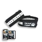 BEAR GRIP - Blood Flow Restiction Workout Bands (Black/White, Arms)