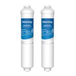 Waterdrop Replacement Filter for DA29-10105J Samsung® Fridge Water Filter, Samsung® Water Filter DA29-10105J HAFEX/EXP, DA2010CB, DA99 02131B, HAIER® LG® Inline Water Filter (2)