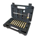 HimaPro Punch Set with Brass, Steel, Plastic Punches and a Punch Set Hammer with 4 Detachable Heads for Gunsmithing Maintenance