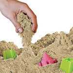 NATIONAL GEOGRAPHIC Play Sand - 5.4 kg of Natural Sand with Castle Molds - A Fun Sensory Activity