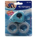 Kangaro Desk Essentials CC-110 Crystal Clear Tape Dispenser Blister | Compact & Light Weight for Smart Use | Strong Adhesive | Color May Vary, Pack of 1