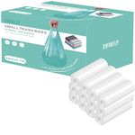 Small Trash Bags 240 Count Garbage Bags SWIHELP Waste Basket Liners for Bathroom, Kitchen,Bedroom, Office Pet Car 15 Liter Trash Can 4 Gallon…