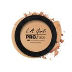 LA GirlHD PRO Face Pressed Powder (Compact) - Soft Honey, Long Wearing, Oil Controlling Formula, Flawless Finish, 7gm