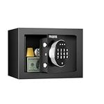 WASJOYE Security Home Safe, Cabinet Safe Box with Digital Keypad Safety Key Lock for Home Business Office Hotel Money Document Jewelry Passport Storage, 6.7 x 9 x 6.7 inches