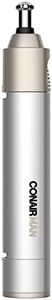 Conair Unisex Man Metalcraft High Performance Metal Battery Powered,Electric Ear/Nose Trimmer