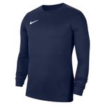 NIKE Men's M Nk Dry Park Vii Jsy Ls T shirt, Midnight Navy/(White), L UK