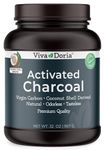 Viva Doria Virgin Activated Charcoal Powder, Coconut Shell Derived, Food Grade, 907 g (2 lb)