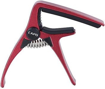 Professional Mini Size 4 Strings Ukulele Capo, Mini Guitar Capo, (RED)