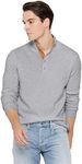 State Cashmere Button Up Mock Neck 